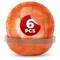 6 Pack Wooden Salad Bowls – 7.9"x2" Serving Bowls for Pasta, Fruit & Snacks, Lightweight Wood with Smooth Finish, Easy to Clean & Stack – Great for Home, Parties & Lovely Valentines Gifts for Hosts